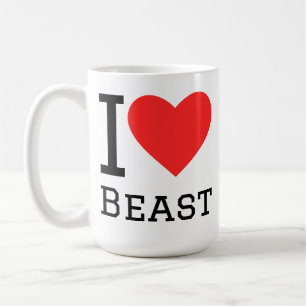 I love beast  coffee mug