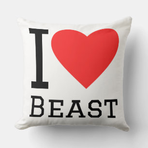 I love beast cushion