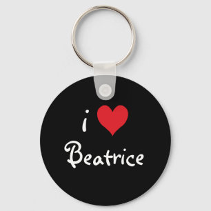 I Love Beatrice Key Ring