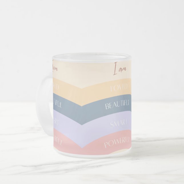 I love beautiful coffee mug  (Front Left)