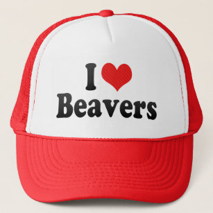 I Love Beavers Trucker Hat