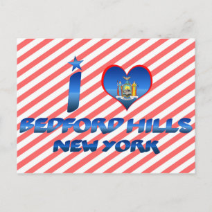 I love Bedford Hills, New York Postcard