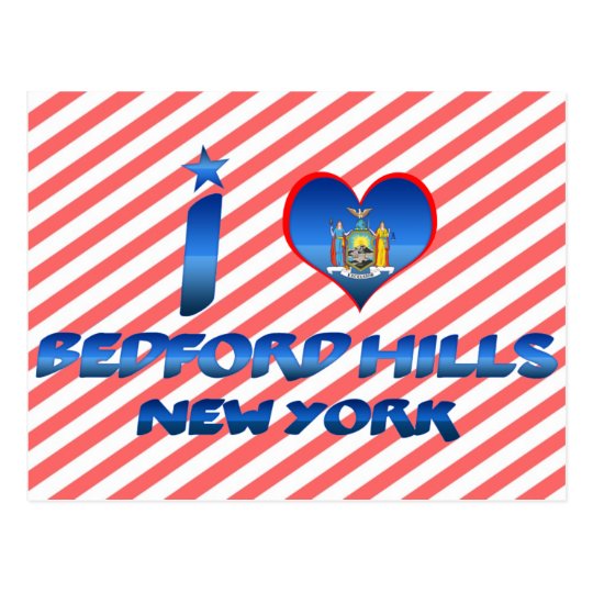 I love Bedford Hills, New York Postcard