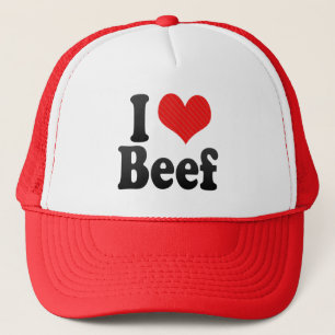 I Love Beef Trucker Hat