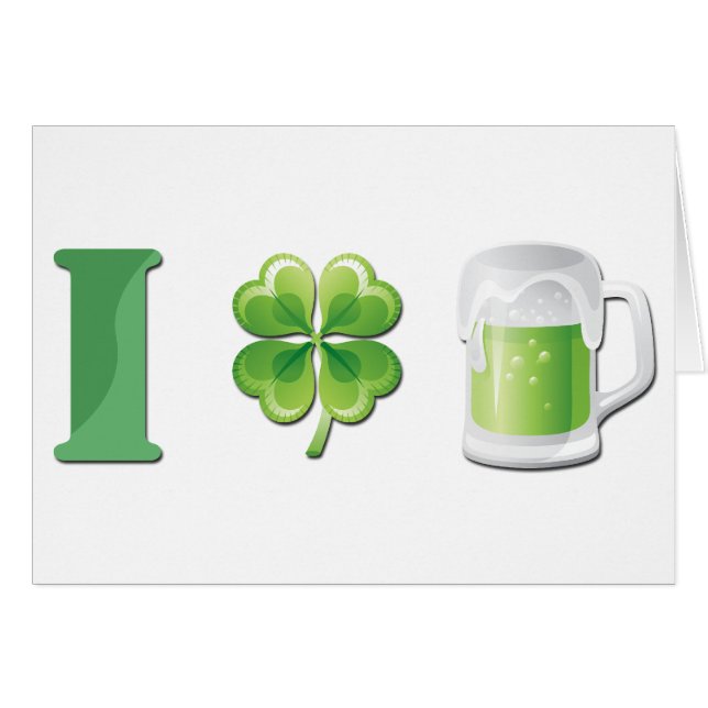 I Love Beer (Front Horizontal)