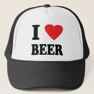 I love beer icon trucker hat