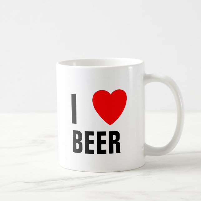 I LOVE BEER Mug (Right)