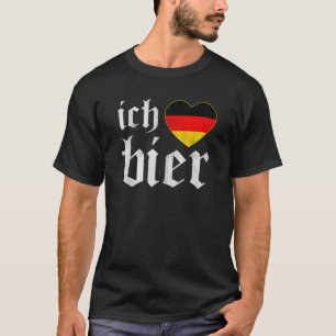 I Love Beer Oktoberfest Prost German Beer Drinking T-Shirt