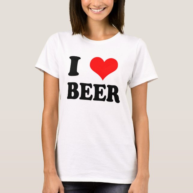i love beer T-Shirt (Front)