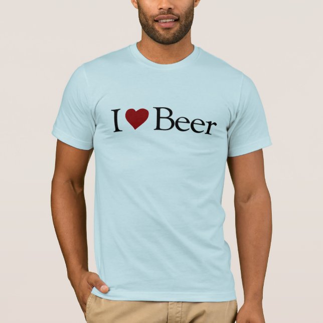 I Love Beer T-Shirt (Front)