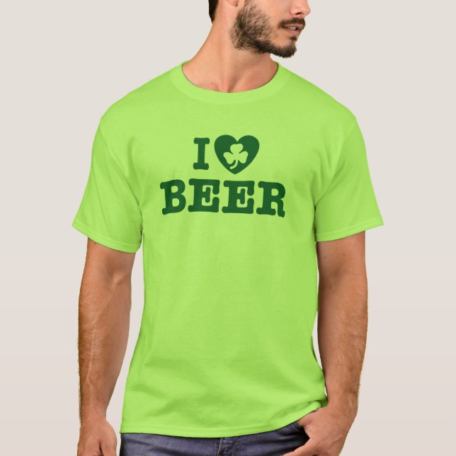 I Love Beer T-Shirt (Front)