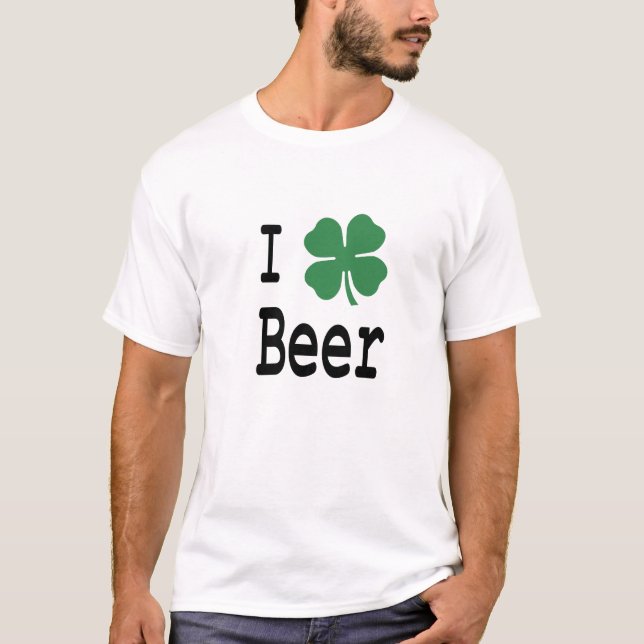 I Love Beer T-Shirt (Front)