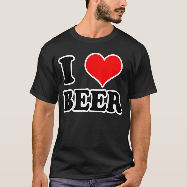 i love beer T-Shirt (Front)