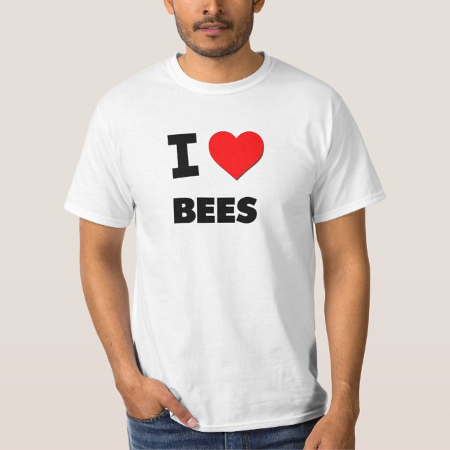 I Love Bees T-Shirt (Front)