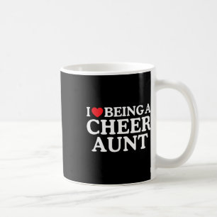 I Love Being A Cheer Aunt Cheerleading Matching Fa Coffee Mug