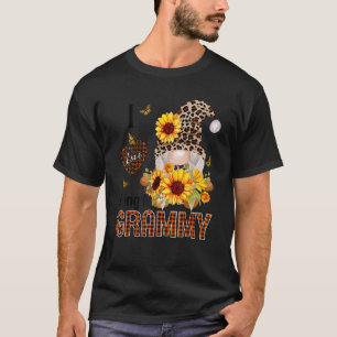 I Love Being A Grammy Fall Gnome Autumn Thanksgivi T-Shirt