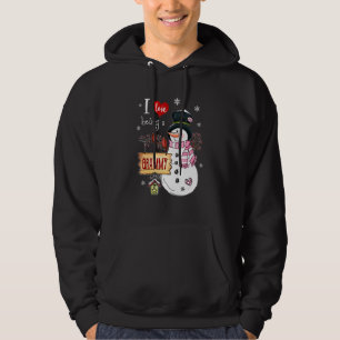 I Love Being A Grammy Snowman Christmas Funny Xmas Hoodie