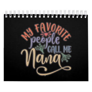 I Love Being A Grandmother Calendar