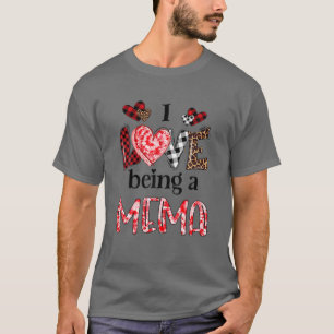 I Love Being A Mema Leopard Happy Mother's Day T-Shirt
