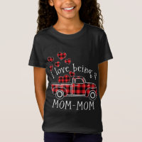 I love being a MOM-MOM Red Truck with heart valent