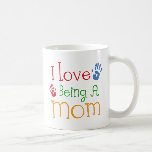 I Love Being A Mum Coffee Mug (Right)