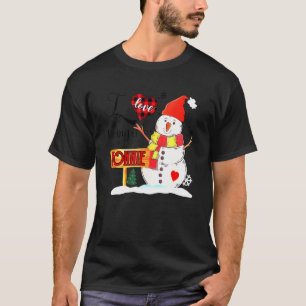 I Love Being A Nonnie Snowman Christmas Xmas 1 T-Shirt