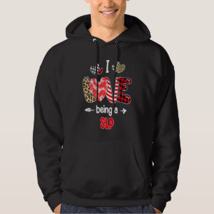 I Love Being A SLP Speech Therapy Pathologist Vale Hoodie