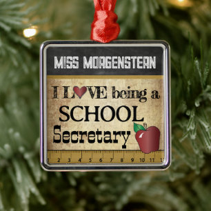 i Love being an History Teacher   Vintage Metal Or Tree Decoration