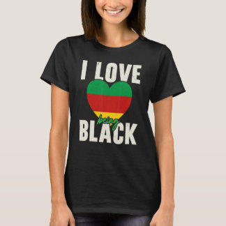 I Love Being Black Pride Melanin African American T-Shirt