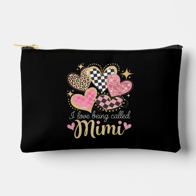 I Love Being Called Mimi Grandma Mum Mother’s Day Accessory Pouch (Front)