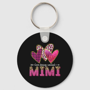I Love Being Called Mimi Grandma Valentine Mothers Key Ring