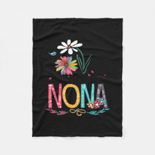 I Love Being Called Nonna Sunflower Shirt  Fleece Blanket
