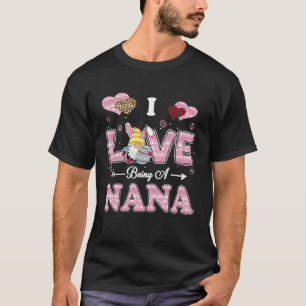 I Love Being Nana Easter Gnome Family Matching T-Shirt