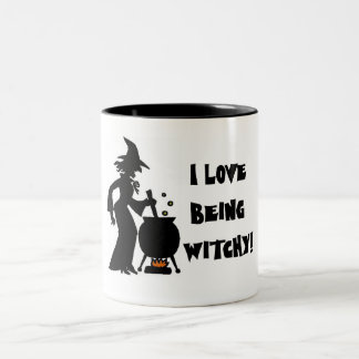 I love being Witchy! Two-Tone Coffee Mug