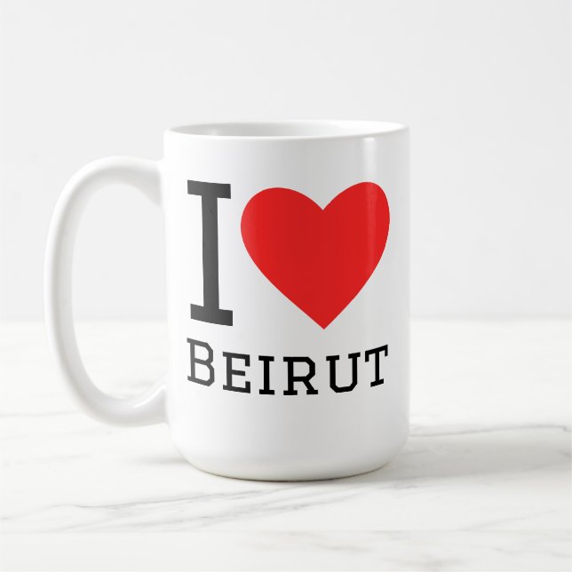 I love Beirut  Coffee Mug (Left)