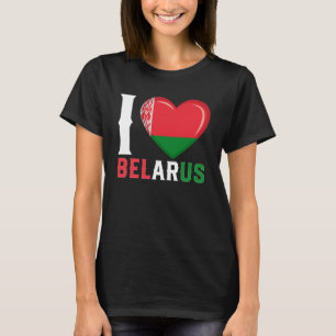 I love Belarus Belarusian T-Shirt