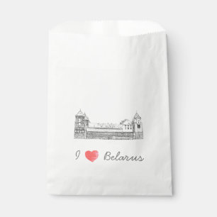 I Love Belarus Mir Castle Architecture Мирский Favour Bags