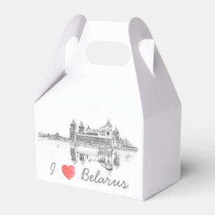 I Love Belarus Mir Castle Architecture Мирский Favour Box
