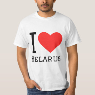 I love belarus square sticker T-Shirt