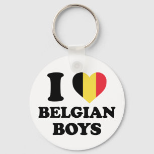 I love Belgian boys Key Ring