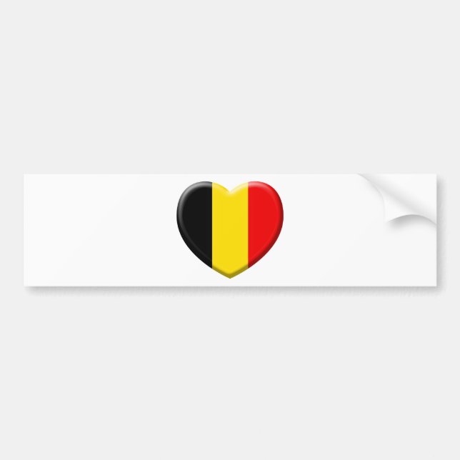 i love Belgium Bumper Sticker (Front)