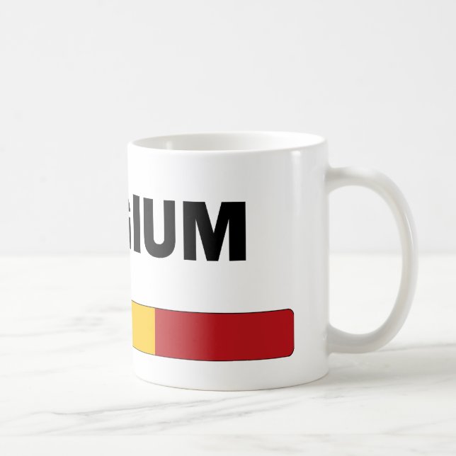 I Love Belgium Coffee Mug (Right)