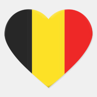 I love Belgium Heart Sticker