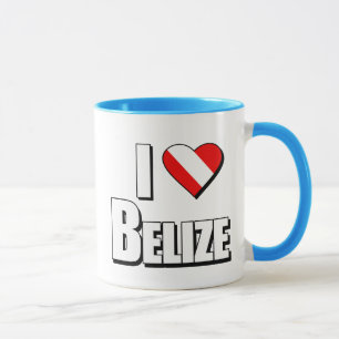 I Love Belise Diving Mug