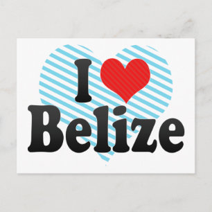 I Love Belise Postcard
