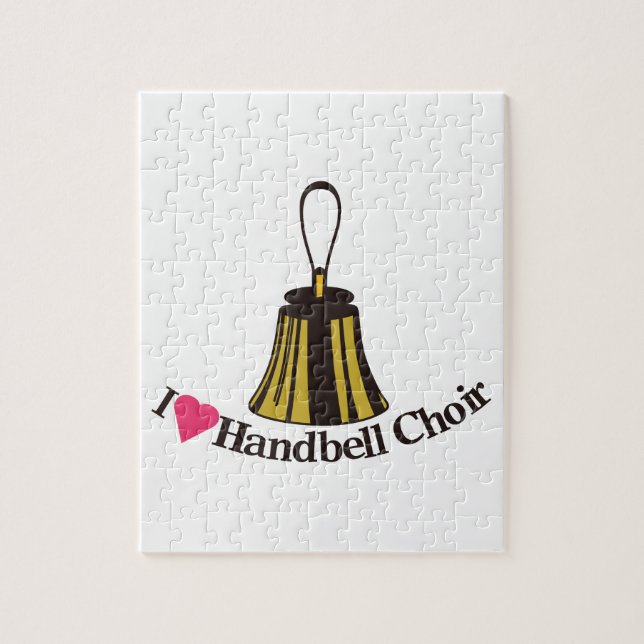 I Love bell Choir Jigsaw Puzzle (Vertical)