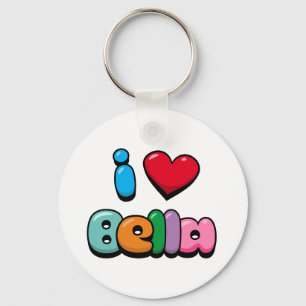 I Love Bella Key Ring