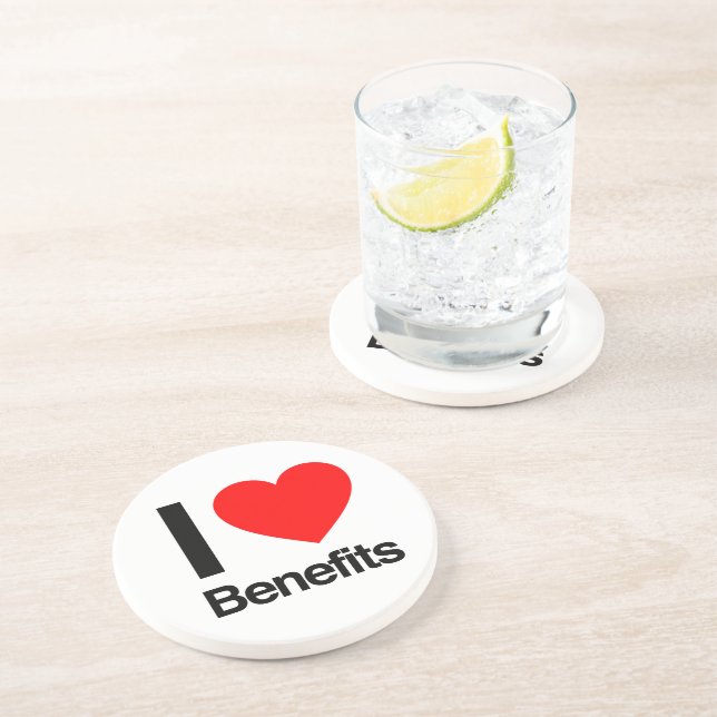 i love benefits coaster (Side)