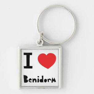 I love Benidorm Key Ring