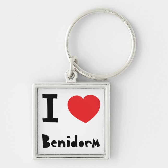 I love Benidorm Key Ring (Front)